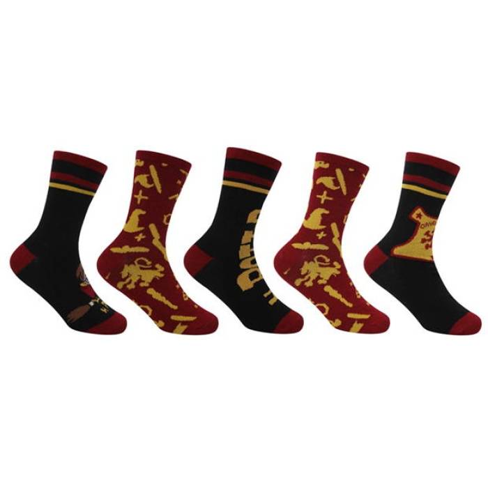 Character 【 Crew Sock 5Pk Children Kids Hogwarts 】 クルー ジュニア キッズ