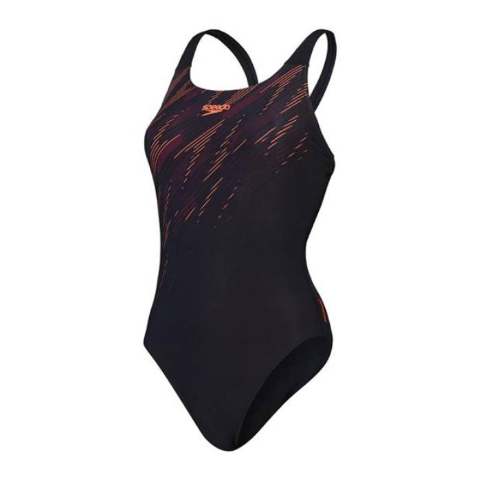 スピード Speedo 【 One Piece Swimsuit Women Black/Red 】 水着 レディース 黒色 ブラック Red 赤・レッド|スニケス