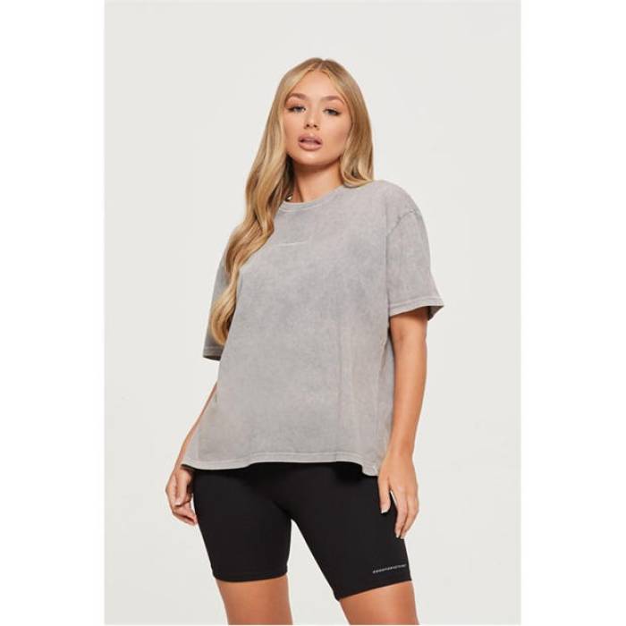 グッドフォーナッシング Good For Nothing 【 T-Shirt Acid Wash Women Grey 】 Tシャツ レディース 灰色 グレー