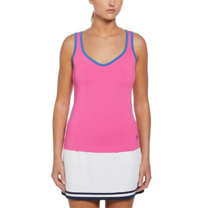 一風変わったペンギン Original Penguin 【 Regular Fit T-Shirt Women Cheeky Pink 】 ティーシャツ レディース pink さくら色