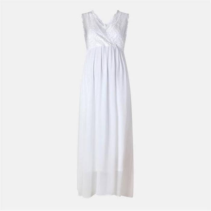 ママリシャス Mamalicious 【 Mama Maxi Dress Women Snow White 】 御召しもの レディース 白いこと 白いこと