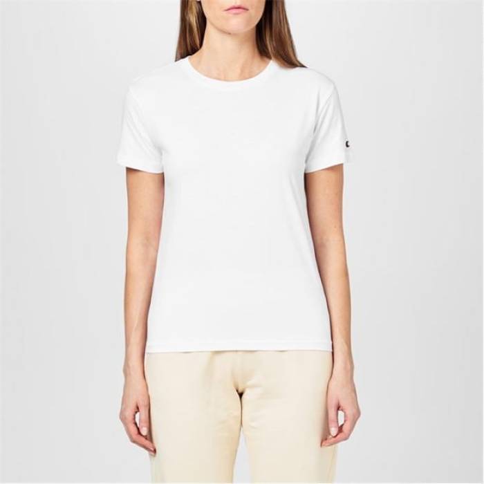 はやりっ児 Champion 【 Regular Fit Crewneck T-Shirt Women White 】 ティーシャツ レディース 白いこと 白いこと