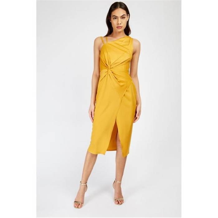 リトルミストレス Little Mistress 【 Maxi Dress Women Mustard 】 マキシドレス レディース