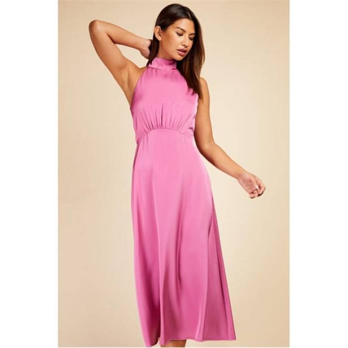 リトルミストレス Little Mistress 【 Maxi Dress Women Pink 】 マキシ御召しもの レディース pink サクラ色