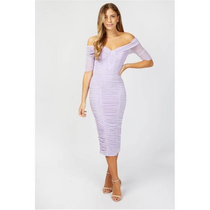 リトルミストレス Little Mistress 【 Maxi Dress Women Lilac 】 マキシ御召しもの レディース