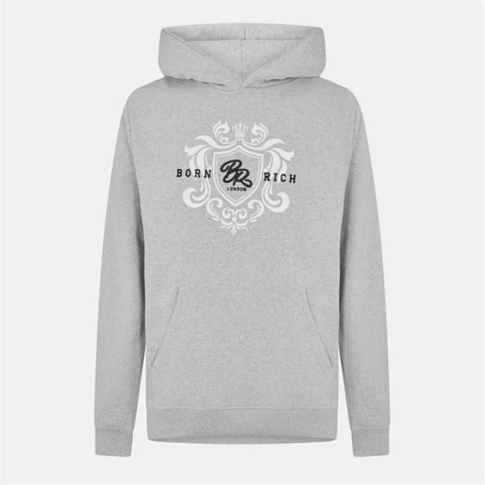 ボーンリッチ Born Rich 【 Jairo Hoodie Men Grey 】 フーディー パーカー メンズ 灰色 グレー|スニケス