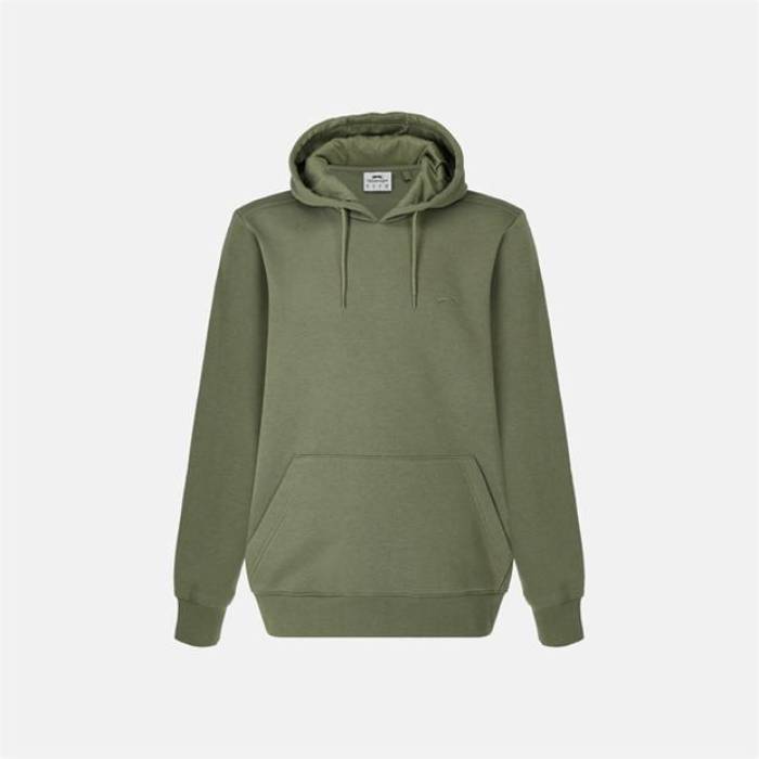 Slazenger 【 Fleece Hoodie Mens Men Khaki 】 フリース フーディー パーカー メンズ メンズ カーキ