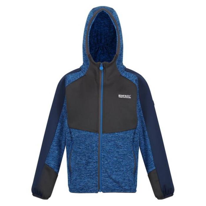 Regatta 【 Kids\u0027 Dissolver Vi Fleece Zip Hoodie Kids Skydvr/Dkgry 】 フリース フーディー パーカー お坊っちゃん キッズ
