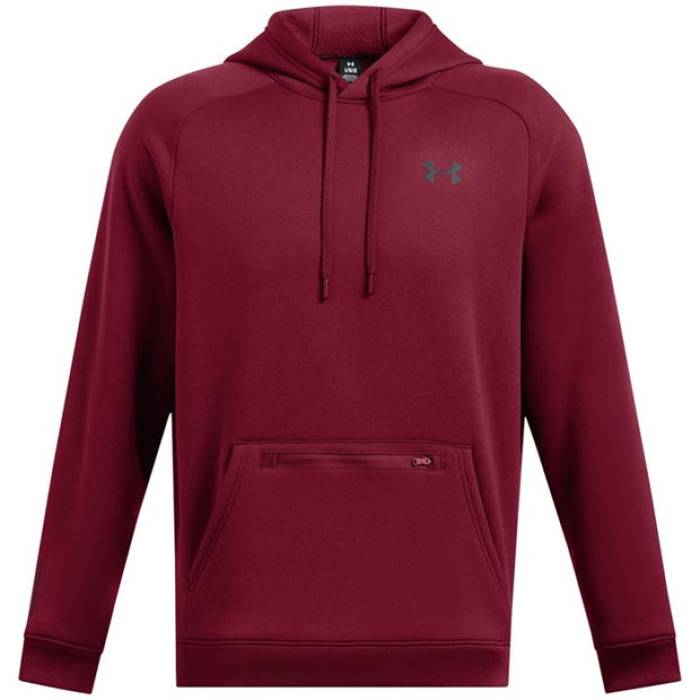 アンダーアーマー Under Armour 【 Fleece Performance Hoodie Men Red 】 フリース パフォーマンス フーディー パーカー メンズ Red 赤・レッド