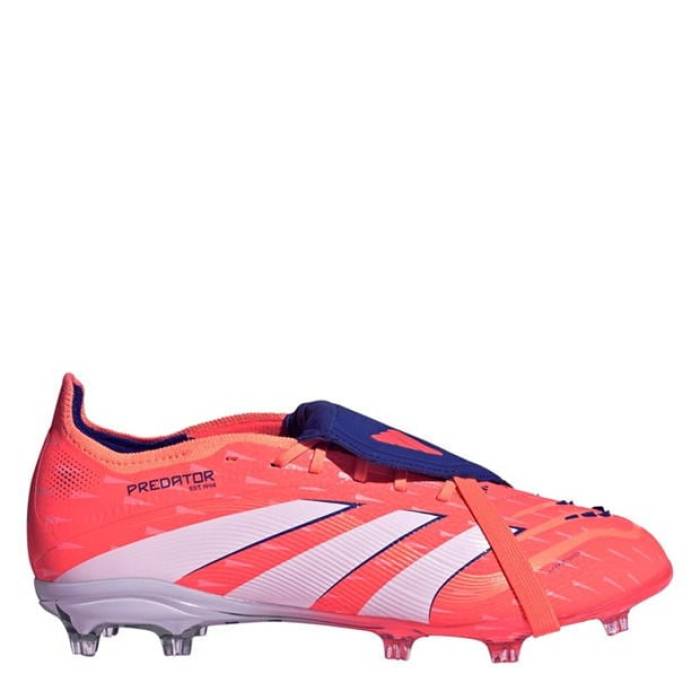 アディダス Adidas 【 Predator Elite Fold-Over Tongue Childrens Firm Ground Football Boots Kids Orange/White 】 プレデター エリート フットボール ブーツ ジュニア キッズ orange 橙・オレンジ 白色 ホワイト