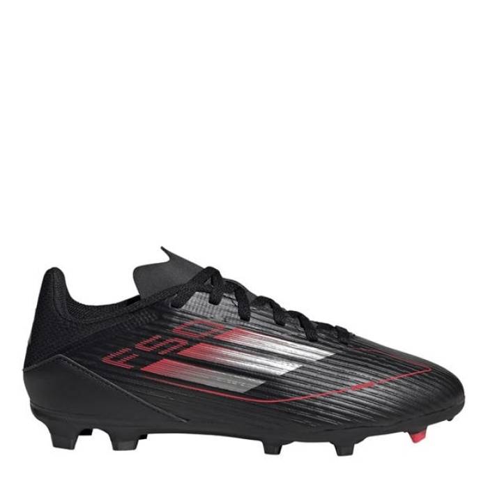 アディダス Adidas 【 Kids F50 League Firm Ground Football Boots Kids Black/Iron Met 】 フットボール ブーツ ジュニア キッズ 黒色 ブラック