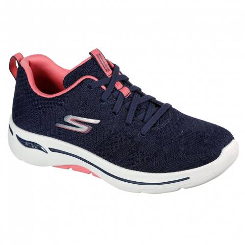 Skechers Arch Fit スケッチャーズ 紺色 紺 スニーカー レディース Skechers Arch Fit Gowalk Unify Navy Coral 流行り物ブランド 快適 ファッション スニーカー Maxtrummer Edu Co