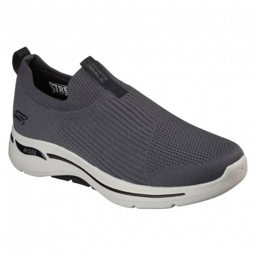 Us Skechers スケッチャーズ チャコールグレー 墨ぞめ 黒ん坊 スニーカー Us Skechers Gowalk Arch Fit Iconic Charcoal Black メンズ スニーカー モードブランド 心安い ファッション スニーカー Collabforge Com