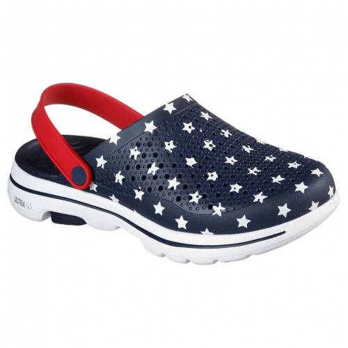 交換無料 ネイビー 紺色 スターズ パフォーマンス スケッチャーズ Performance Skechers スケッチャーズ 赤 スリッポン メンズ Navy Stripes And Stars 5 Gowalk Performance Skechers Red Foamies レッド スリッポン Ferrianiejamal Com Br