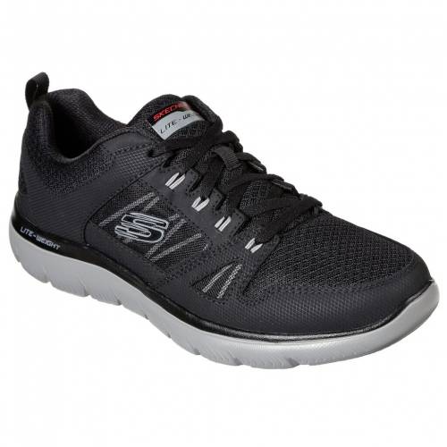 値引 スニーカー スニーカー メンズ Black World New Summits Skechers Us Gray スニーカー グレイ グレー 灰色 ブラック 黒色 スケッチャーズ Skechers Us Cibaut Com Ar