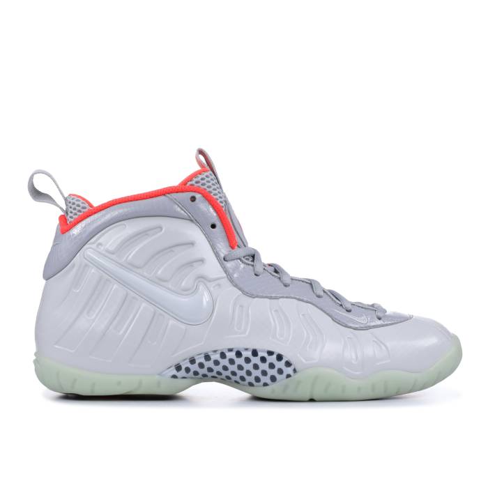 ナイキ Nike 【 Little Posite Pro Gs 'Pure Platinum' Youth Pure Platinum/Wolf Grey/Bright Crimson/Pure Platinum 】 プロ ジュニア キッズ ピュア Platinum プラチナム 灰色 グレー クリムゾン|スニケス