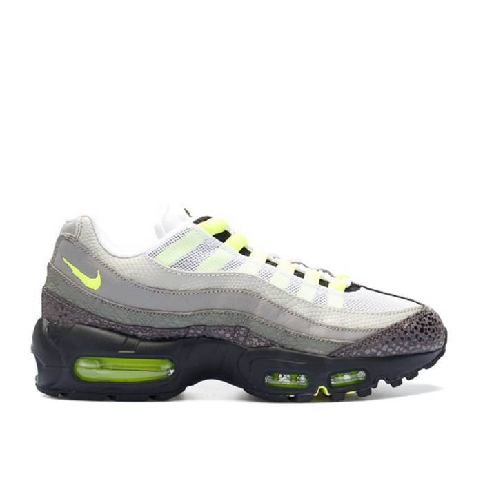 ナイキ Nike 【 Air Max 95 Og Premium Neon Safari Men Black/Volt-Mdm Ash-Pwtr 】 マックス Premium プレミアム メンズ 黒色 ブラック