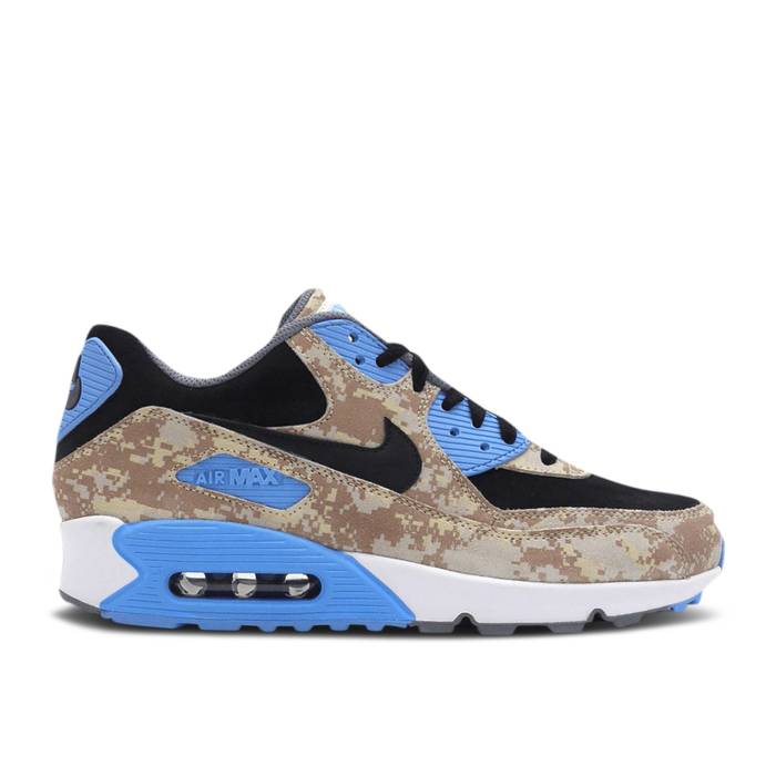 ナイキ Nike 【 Air Max 90 Premium 'Digi Camo' Men Golden Beige/Black/Rattan/Lemon Drop 】 マックス Premium プレミアム メンズ ベージュ 黒色 ブラック
