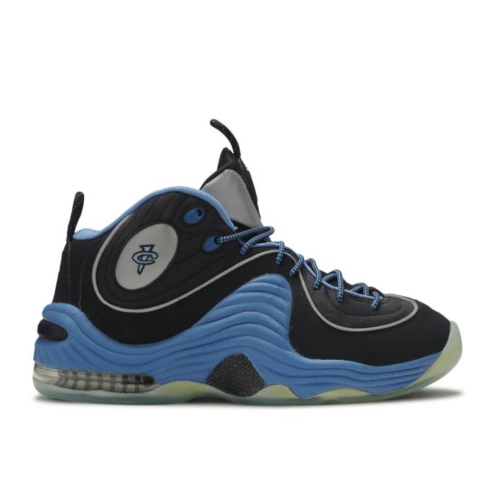 ナイキ Nike 【 Air Penny 2 'Varsity Royal' Men Black/Varsity Blue/Metallic Silver 】 ペニー メンズ 黒色 ブラック 青色 ブルー Silver 銀色・シルバー｜スニケス