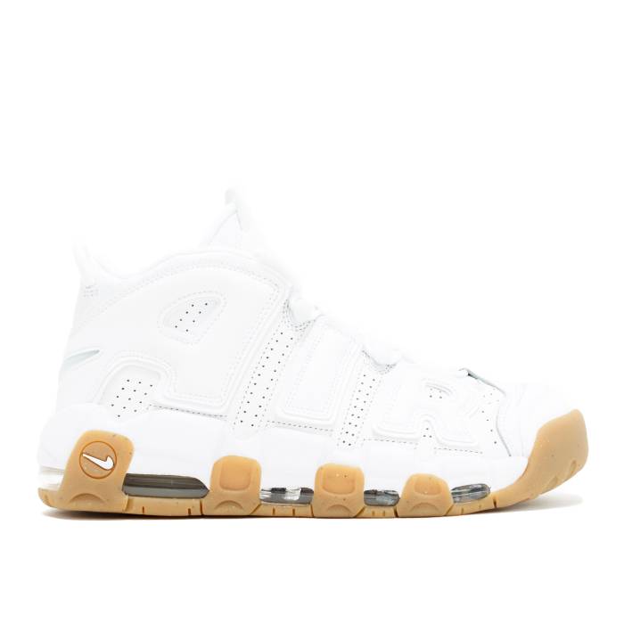 ナイキ Nike 【 Air More Uptempo White Gum Men White/White-Bmb-Gm Light Brwn 】 アップテンポ メンズ 白色 ホワイト