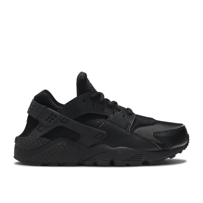 ナイキ Nike 【 Wmns Air Huarache Run \u0027Triple Black\u0027 Women Black/Black 】 Huarache ハラチ 幽客 レディース 黒いこと 黒いこと