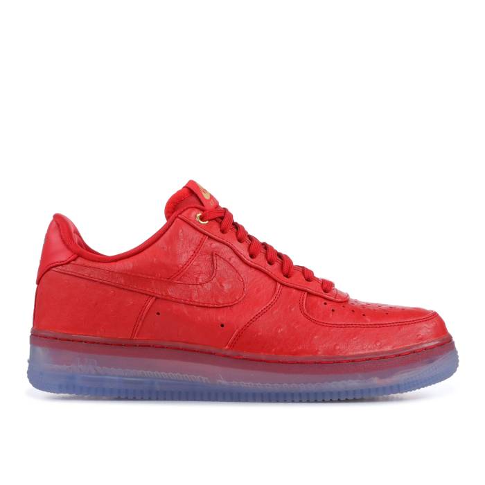 ナイキ Nike 【 Air Force 1 Cmft Lux Low \u0027Ostrich Red\u0027 Men University Red/University Red 】 メンズ Red 赤・赤いこと
