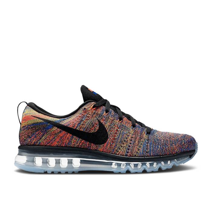 ナイキ Nike 【 Air Max 2015 Flyknit 'Black' Men Black/Black-Racer Blue-Total Crimson 】 マックス フライニット メンズ 黒色 ブラック クリムゾン｜スニケス