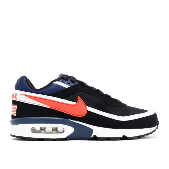 ナイキ Nike 【 Air Max Bw 'Olympic' Men Black/Crimson-Midnight Navy-White 】 マックス メンズ 黒色 ブラック