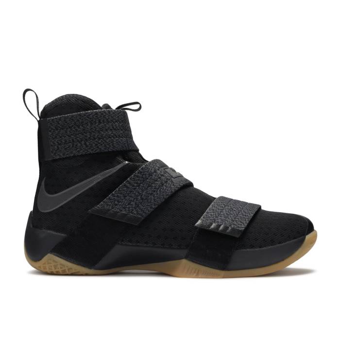 ナイキ Nike 【 Lebron Soldier 10 Sfg \u0027Black Gum\u0027 Men Black/Multi Color-Dark Grey-Gum Yellow 】 Lebron レブロン ソルジャー メンズ 黒いこと 黒いこと yellow 黄味がかった・黄色
