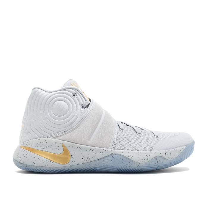 ナイキ Nike 【 Kyrie 2 Battle Grey Men Wolf Grey/Metallic Gold-Racer Blue 】 Kyrie カイリー メンズ 灰色 グレー 青色 ブルー