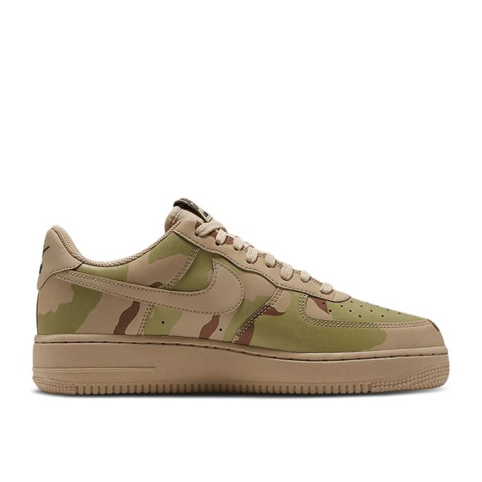 ナイキ Nike 【 Air Force 1 Low \u002707 Lv8 \u0027Reflective Desert Camo\u0027 Men Sand/Sand-Black 】 メンズ 砂色・砂子