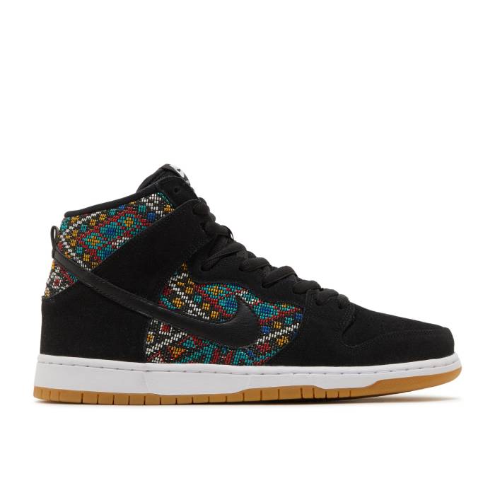 ナイキ Nike 【 Dunk High Premium Sb \u0027Seat Cover\u0027 Men Black/Black-Rio Teal-White 】 ダンク 御機嫌 Premium 割り増し金 エスビー メンズ 黒いこと 黒いこと