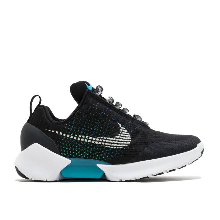 ナイキ Nike 【 Hyperadapt 1.0 'Black' Men Black/Blue Lagoon-White 】 靴 メンズ靴 スニーカー メンズ 黒色 ブラック 青色 ブルー画像