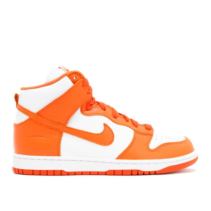 ナイキ Nike 【 Dunk High Retro Qs 'Syracuse' Men White/Orange Blaze 】 ダンク ハイ レトロ メンズ 白色 ホワイト orange 橙・オレンジ