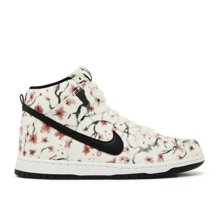 ナイキ Nike 【 Sb Dunk High Pro \u0027Cherry Blossom\u0027 Men Sail/Black-Light Crimson-White 】 エスビー ダンク ご機嫌 労働者階級 メンズ