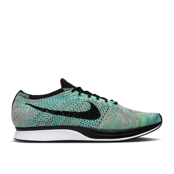 ナイキ Nike 【 Flyknit Racer 'Multi-Color 2.0' 2017 Men Multi-Color/Black-Blue Lagoon 】 フライニット 靴 メンズ靴 スニーカー メンズ画像
