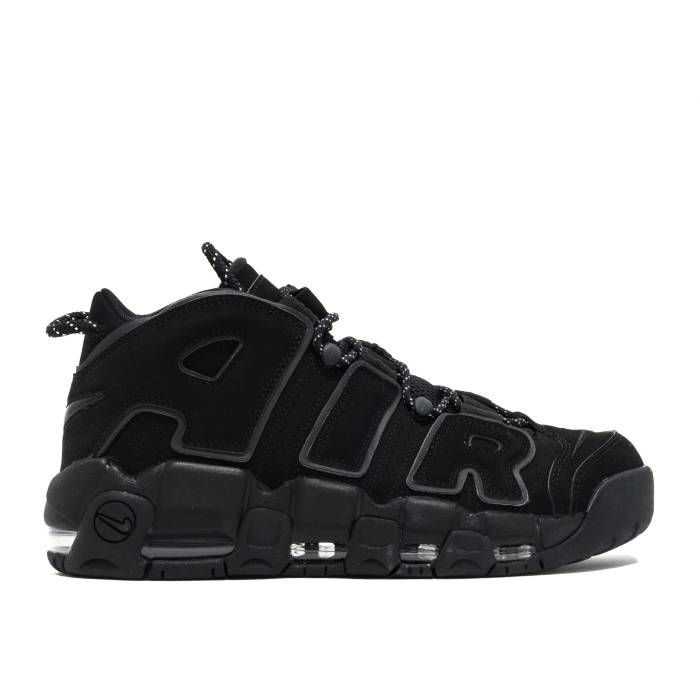 ナイキ Nike 【 Air More Uptempo 'Reflective' Men Black/Black-Black 】 アップテンポ メンズ 黒色 ブラック