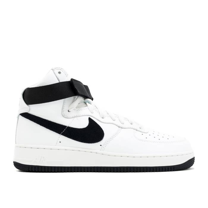 ナイキ Nike 【 Air Force 1 Hi Retro Qs Men Summit White/Black 】 レトロ メンズ 白いこと 白いこと 黒いこと 黒いこと