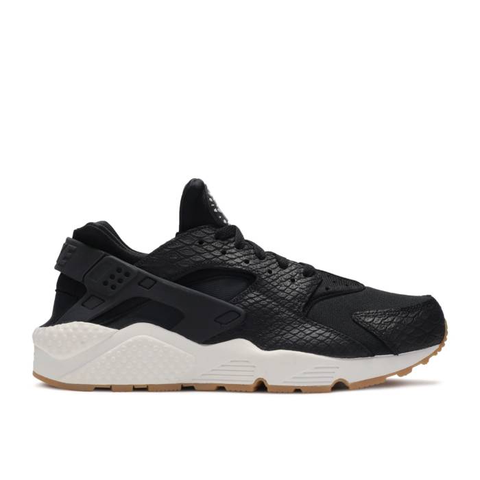 ナイキ Nike 【 Wmns Air Huarache Run Se 'Black Gum' Women Black/Black-Gum Yellow-White 】 Huarache ハラチ ラン レディース 黒色 ブラック