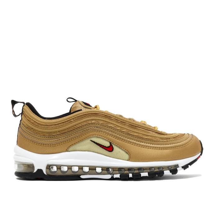 ナイキ Nike 【 Air Max 97 Og Qs \u0027Metallic Gold\u0027 Men Metallic Gold/Team Red-Black-White 】 マックス メンズ ゴールド Team 野球クラブ