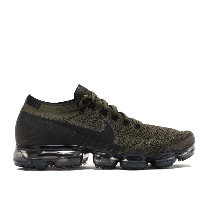 ナイキ Nike 【 Air Vapormax \u0027Cargo Khaki\u0027 Men Cargo Khaki/Black-Medium Olive-Dark Grey 】 メンズ 積貨委託貨物 カーキ 薄墨色 薄墨色