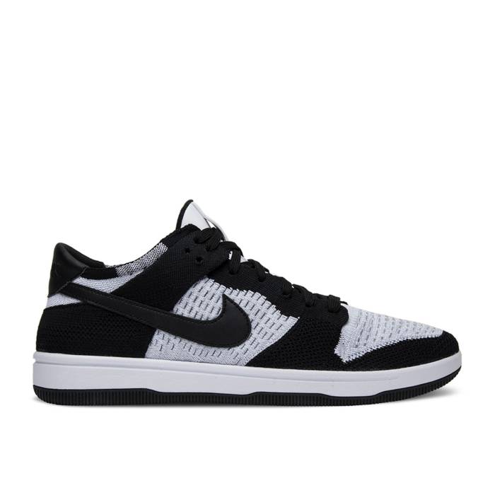ナイキ Nike 【 Dunk Low Flyknit 'White Wolf Grey' Men White/Wolf Grey-Black 】 ダンク フライニット メンズ 白色 ホワイト｜スニケス