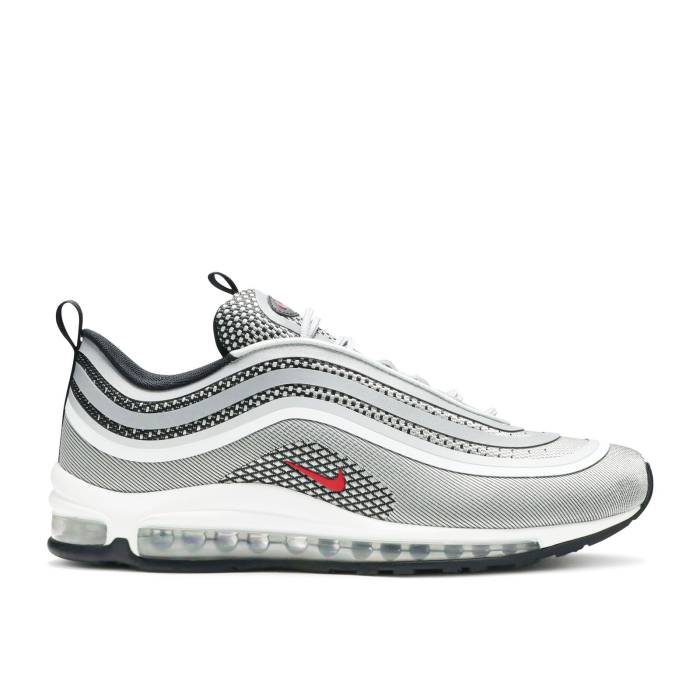 ナイキ Nike 【 Air Max 97 Ultra 17 \u0027Silver Bullet\u0027 Men Metallic Silver/Varsity Red 】 マックス ultra ウルトラ メンズ Silver しろがね色・しろがね色 Red 赤・赤いこと