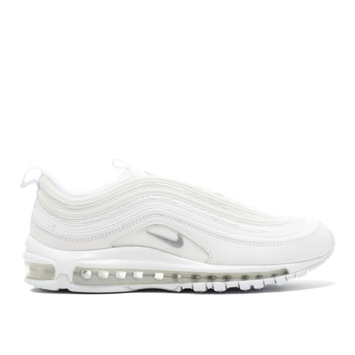 ナイキ Nike 【 Air Max 97 \u0027Triple White\u0027 Men White/Wolf Grey-Black 】 マックス メンズ 白いこと 白いこと