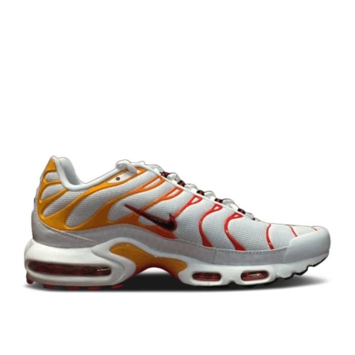 ナイキ Nike 【 Air Max Plus \u0027Sunburn\u0027 Men White/Black-Red 】 マックス メンズ 白いこと 白いこと