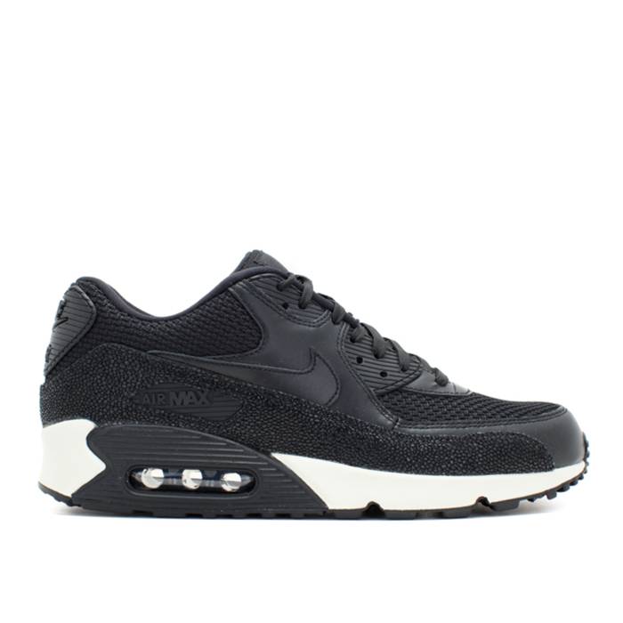 ナイキ Nike 【 Air Max 90 Leather Pa Men Black/Black/Sea Glass/Black 】 マックス レザー メンズ 黒色 ブラック