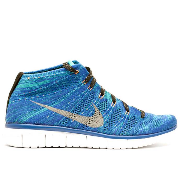 ナイキ Nike 【 Free Flyknit Chukka 'Game Royal' Men Game Royal/Atomic Teal/Black/Wolf Grey 】 フリー フライニット チャッカ メンズ Game ゲーム 黒色 ブラック 灰色 グレー