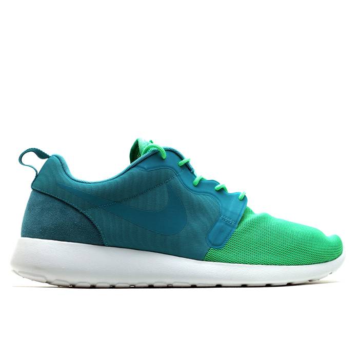 ナイキ Nike 【 Roshe Run Hyperfuse Qs Men Sport Turq/Psn Green-Smmt Wht 】 幽客 Hyperfuse ハイパーフューズ メンズ