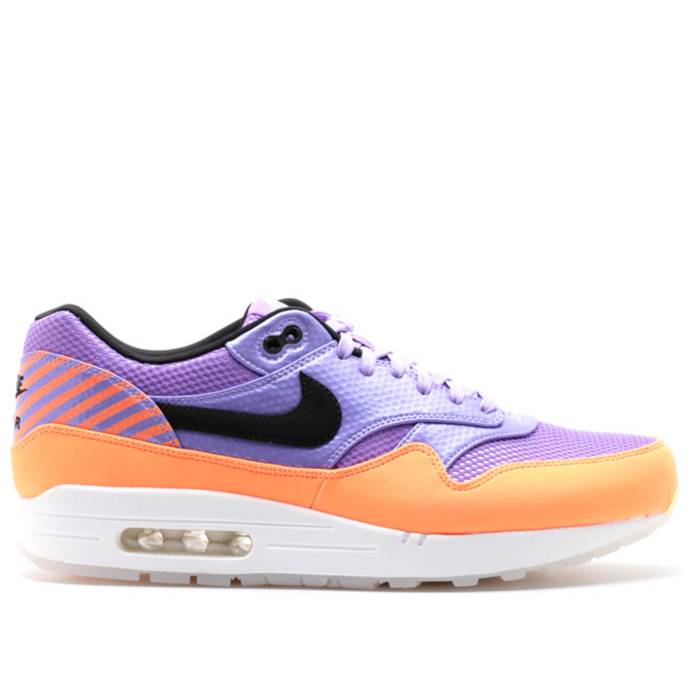 ナイキ Nike 【 Air Max 1 Fb Premium Qs \u0027Mercurial\u0027 Men Atomic Violet/Black/Total Orange 】 マックス Premium 割り増し金 メンズ 紫・相撲取り草 黒いこと 黒いこと orange 橙・オレンジ色