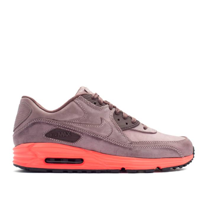 ナイキ Nike 【 Air Max Lunar90 Leather Men Mahogany/Bright Crimson/Pueblo Red/Mahogany 】 マックス レザー メンズ クリムゾン Red 赤・レッド|スニケス
